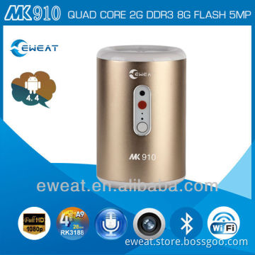 2GB Ram 8GB Rom Quad Core RK3188 Cortex A9 Eweat MK910 Bluetooth Full HD Multi Media Player google android 4.4 tv box